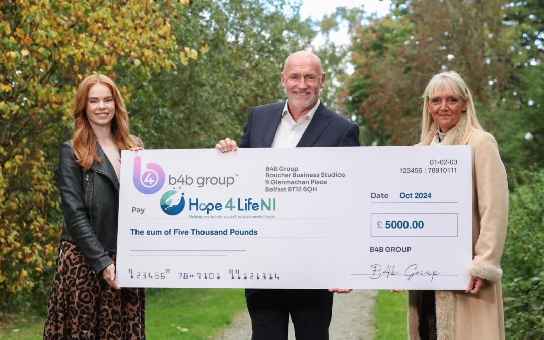 b4b Group tees up for £5K charity donation for Hope 4 Life